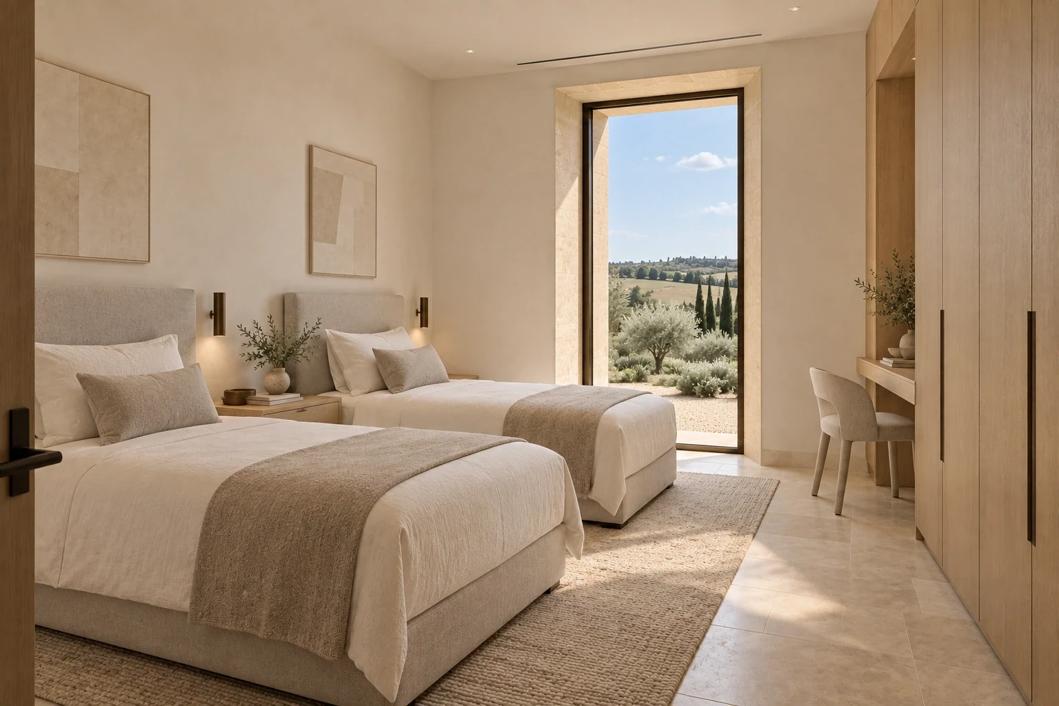 Guest suite — Casa Campo conceptual visualization