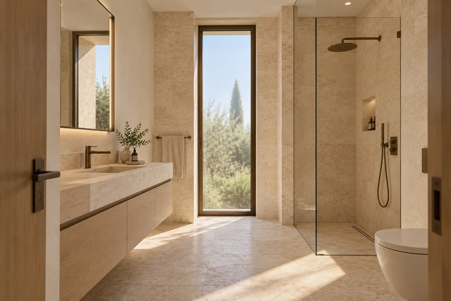 Guest bathroom — Casa Campo conceptual visualization