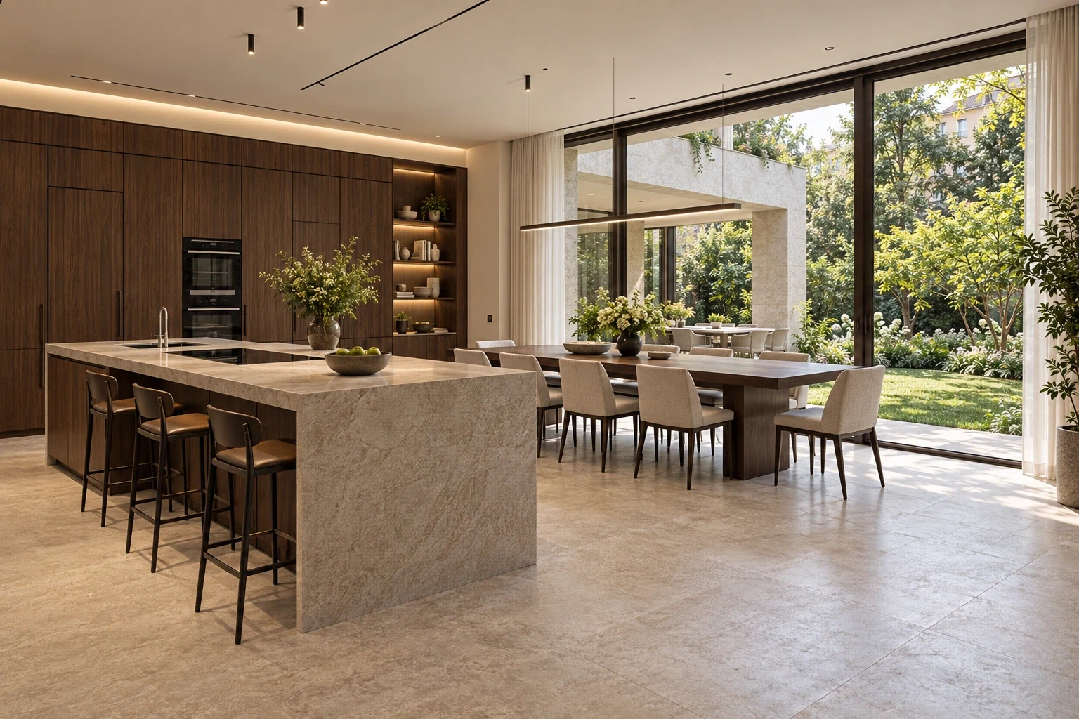 Kitchen / dining — Casa Giardino conceptual visualization