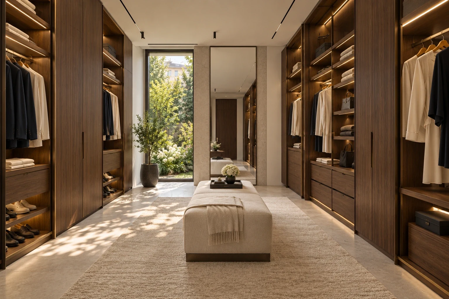 Dressing room — Casa Giardino conceptual visualization