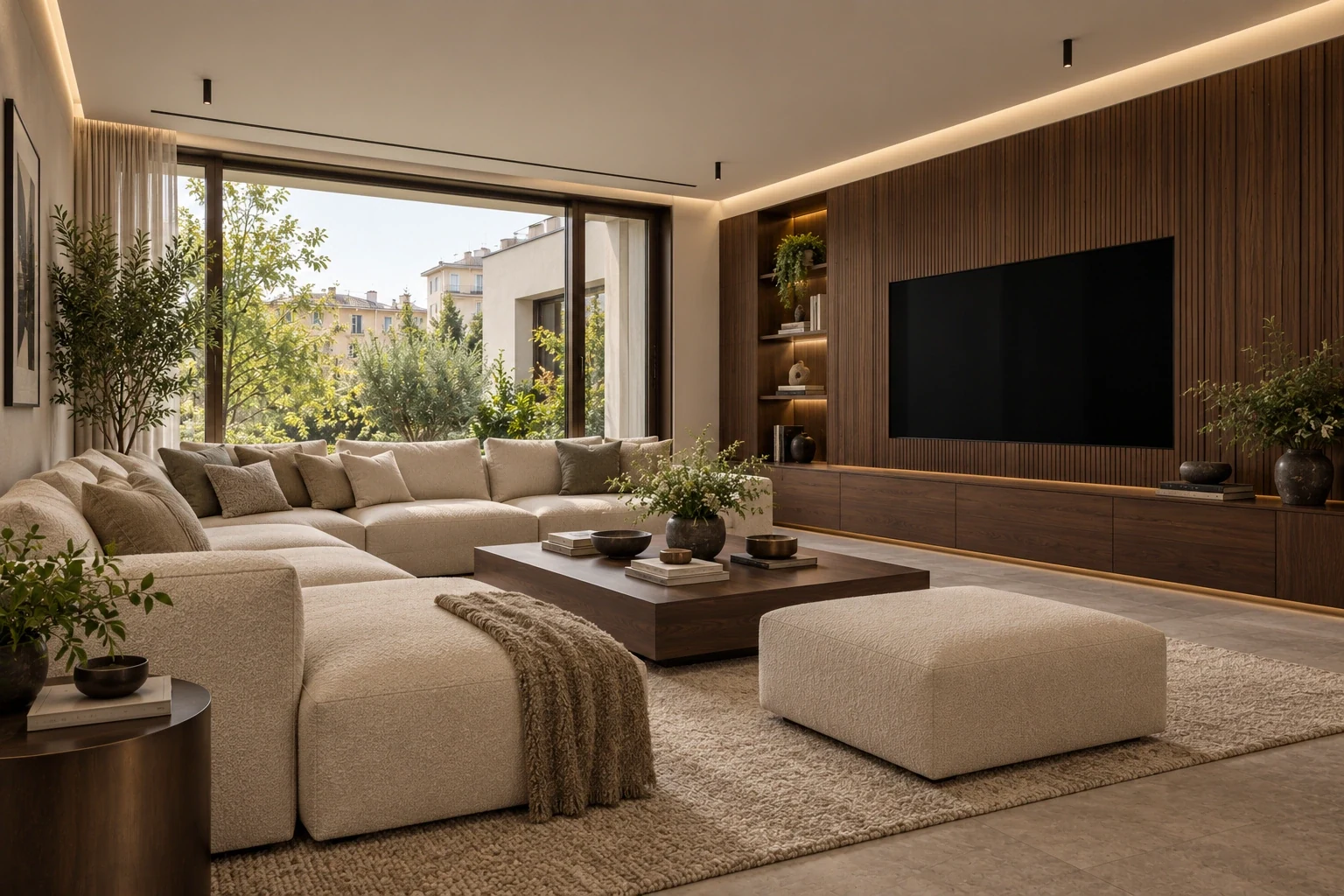 Media room — Casa Giardino conceptual visualization