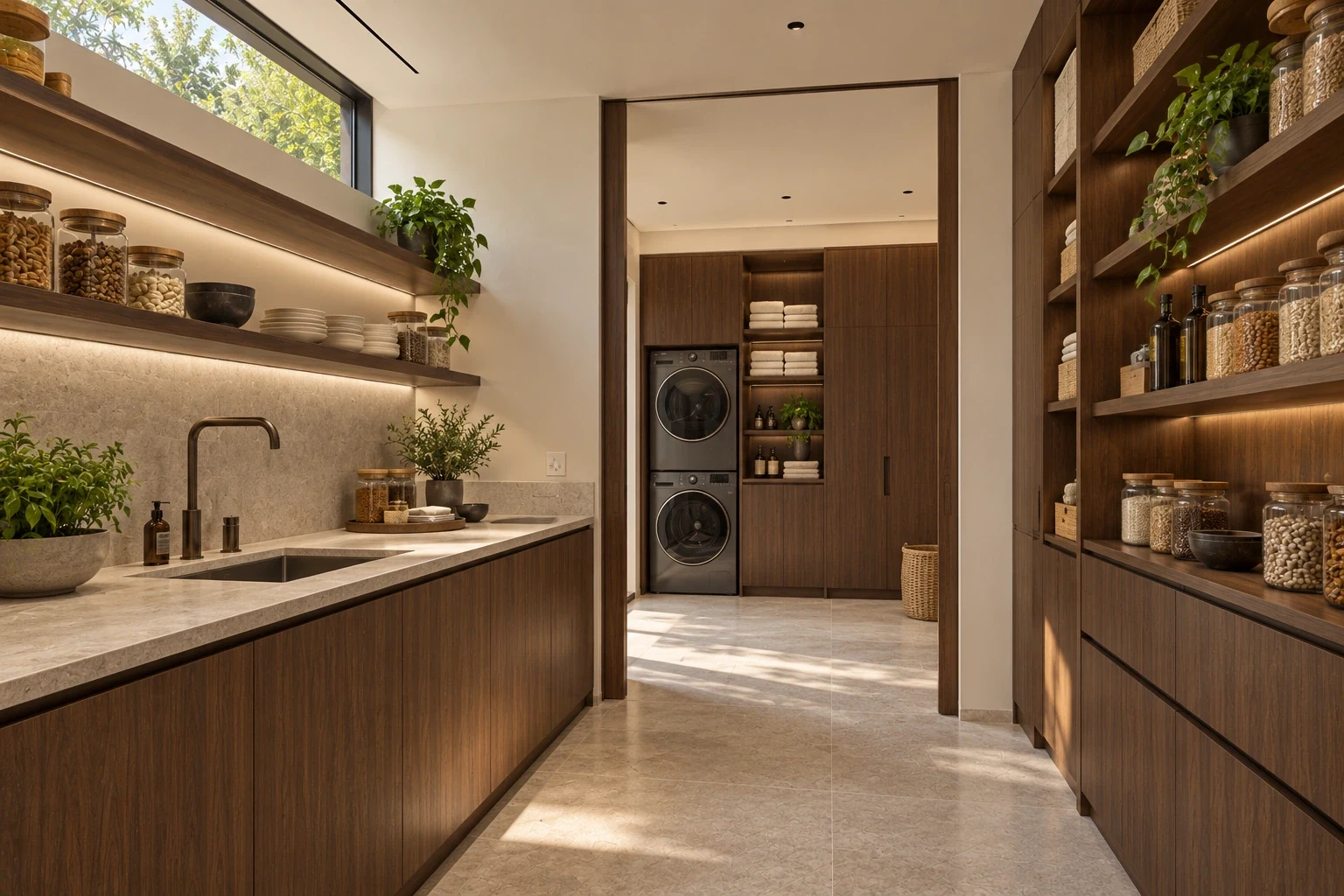 Pantry / laundry — Casa Giardino conceptual visualization