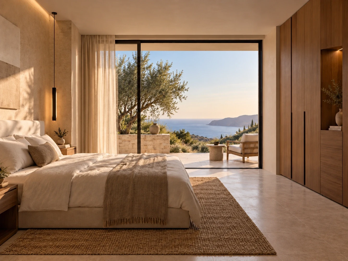 Guest suite — Casa Orizzonte conceptual study