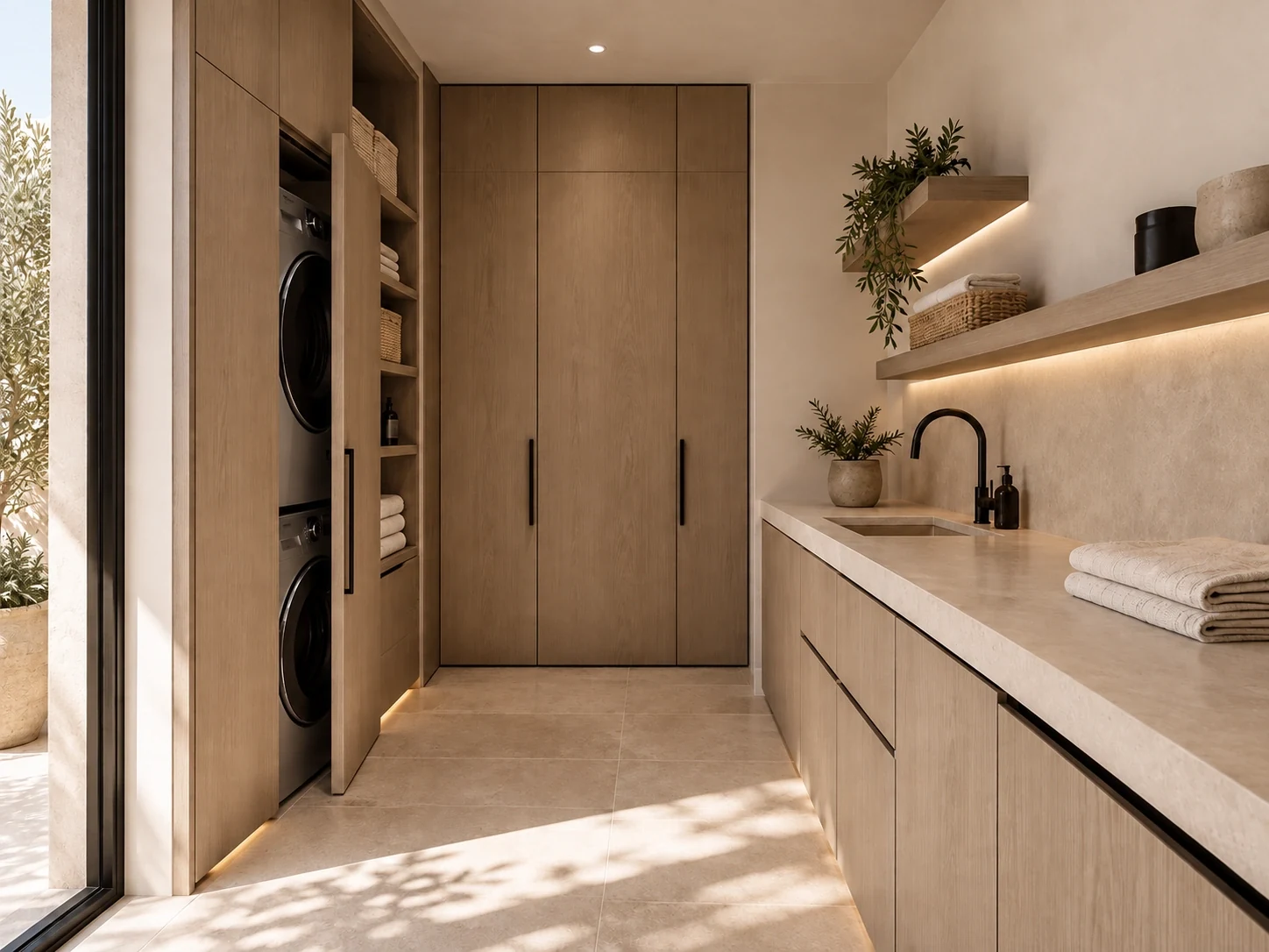 Laundry / utility — Casa Orizzonte conceptual study