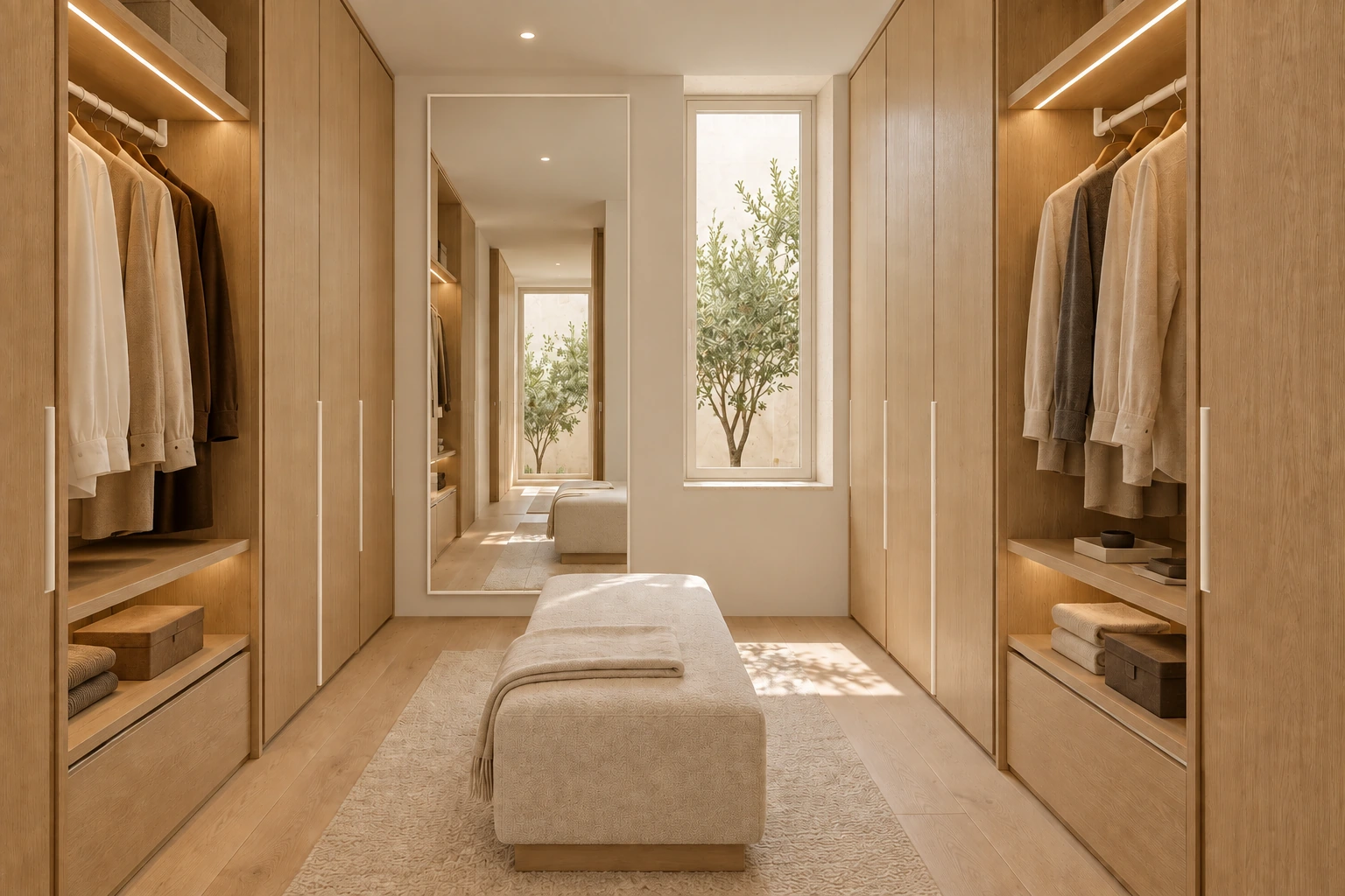 Dressing room — Casa Soglia conceptual visualization