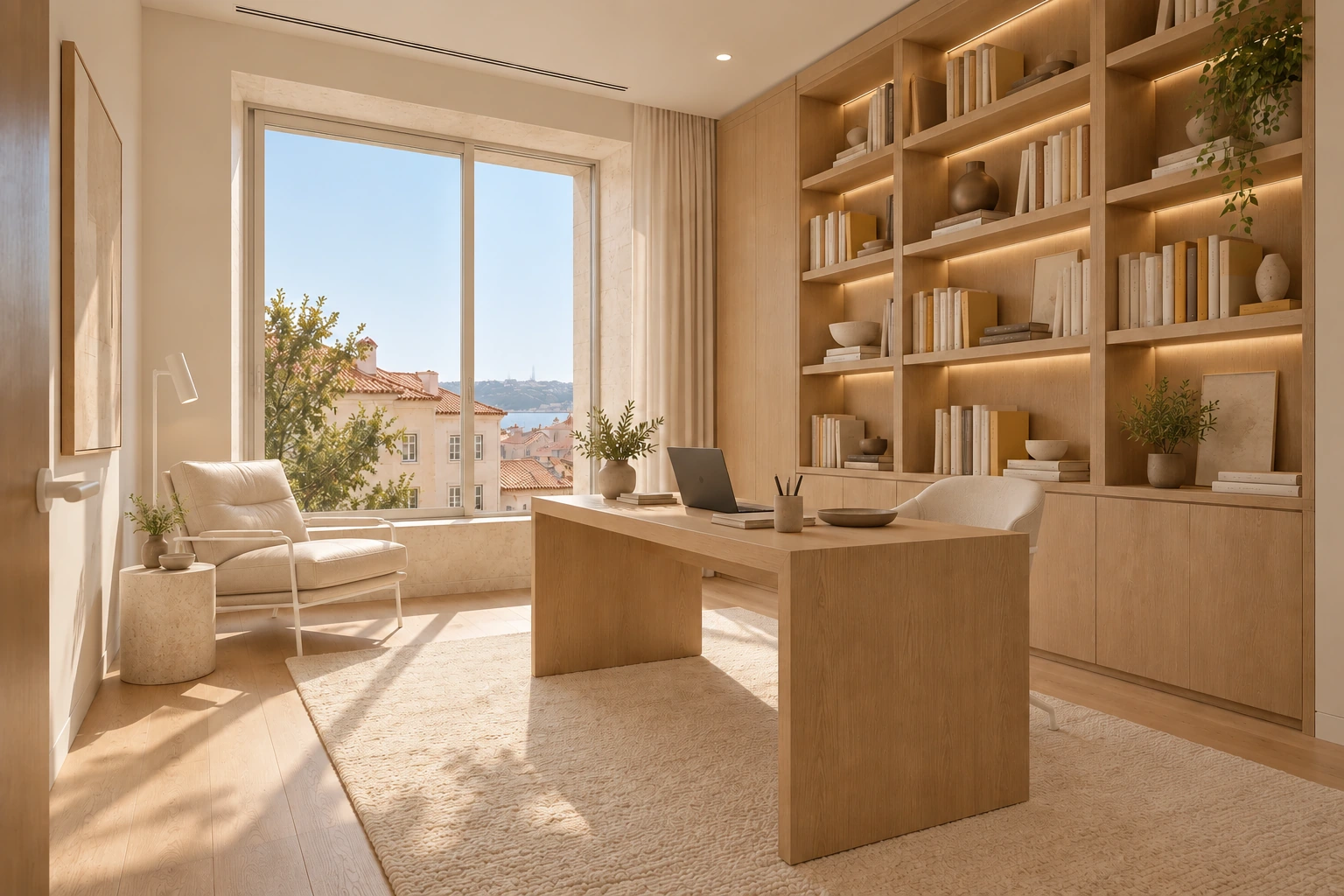 Study / library — Casa Soglia conceptual visualization