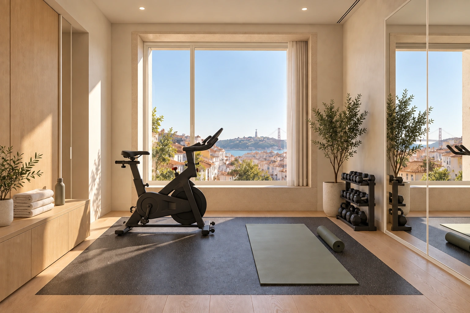 Gym — Casa Soglia conceptual visualization