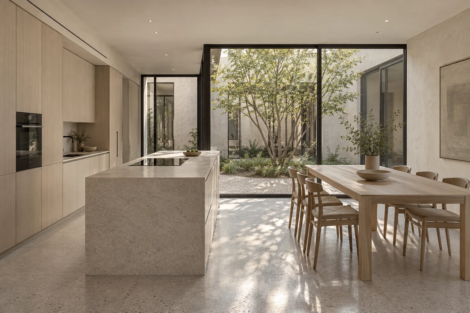 Kitchen and dining — CORTE LUCE conceptual visualization