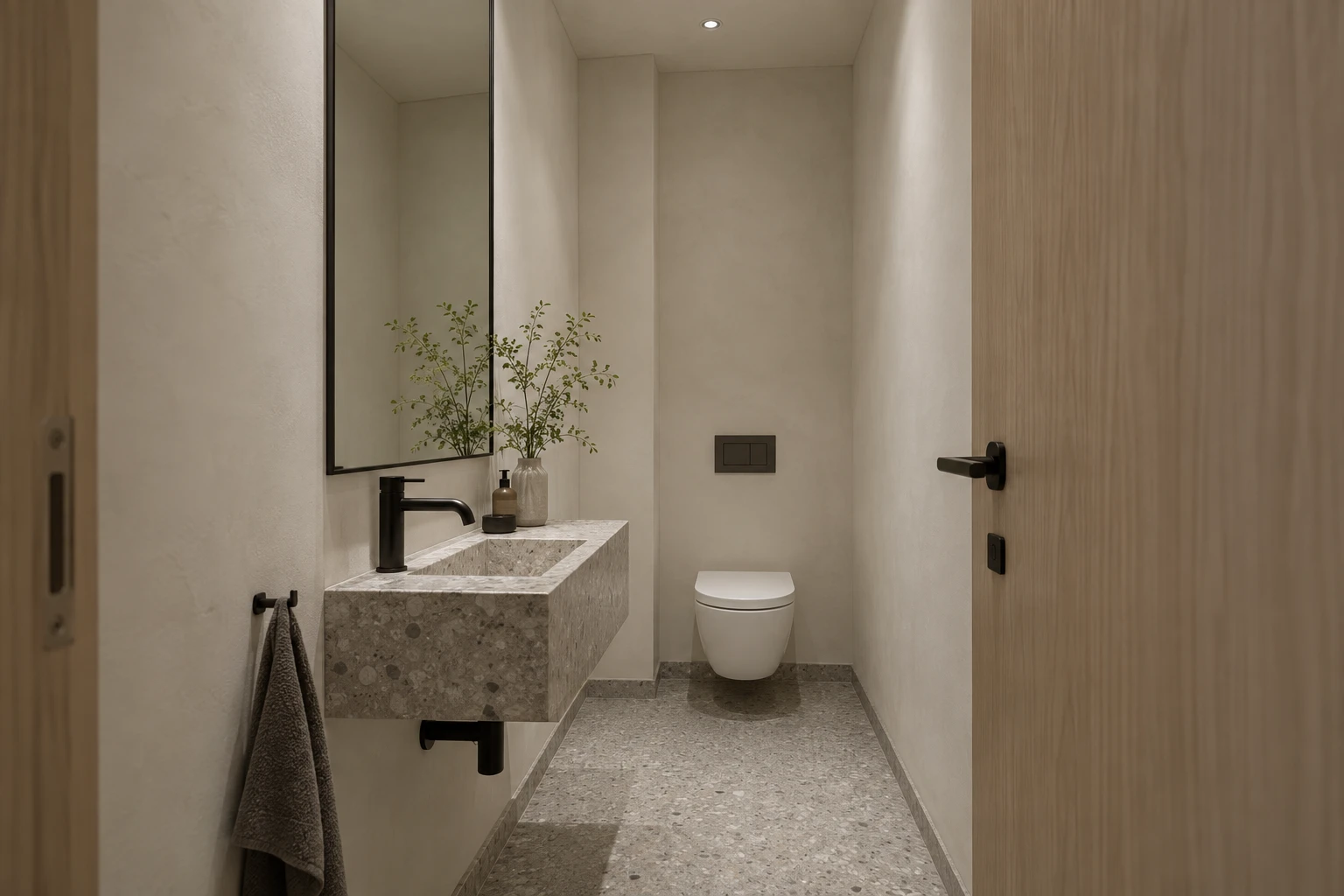 Powder room — CORTE LUCE conceptual visualization