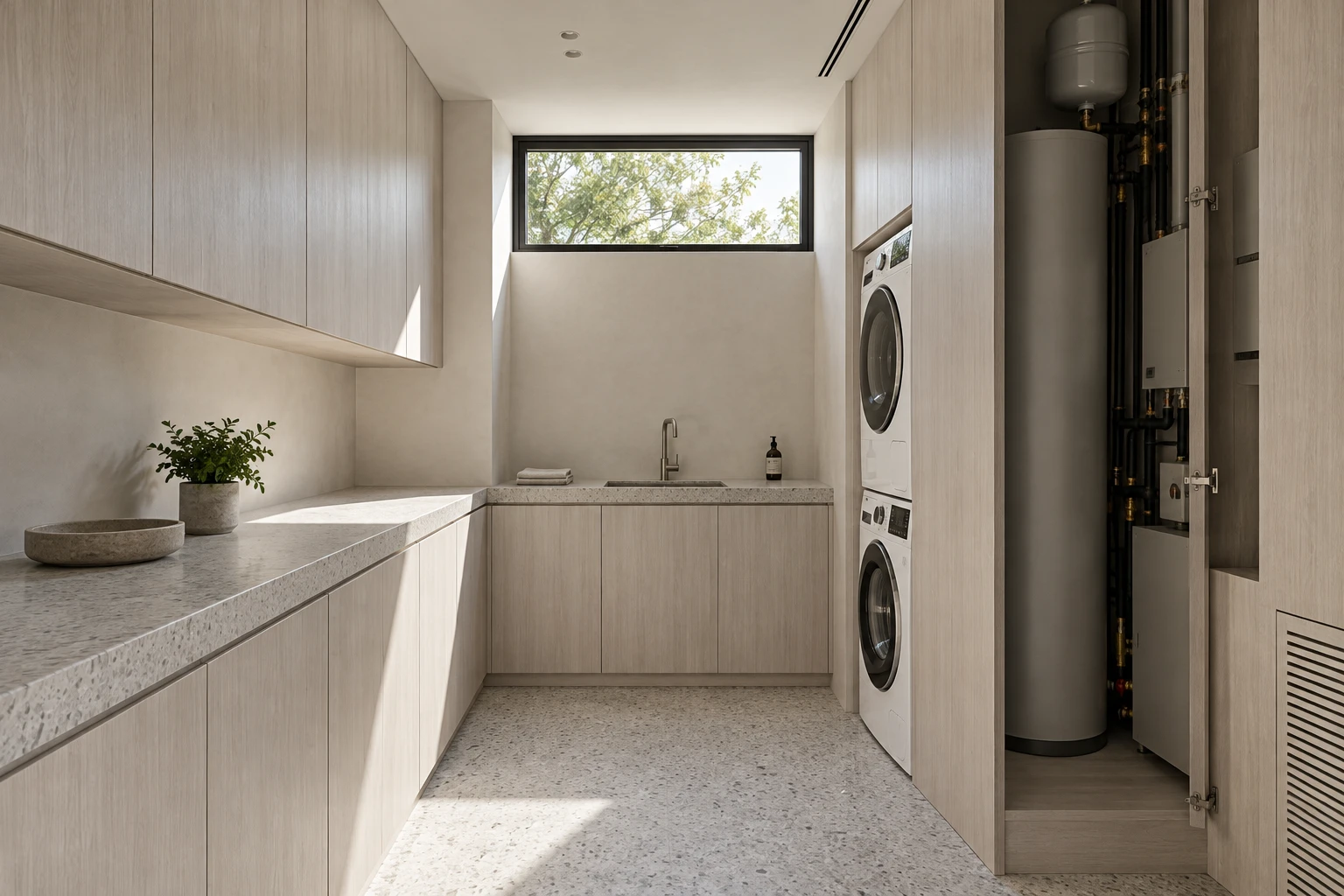 Utility and plant — CORTE LUCE conceptual visualization