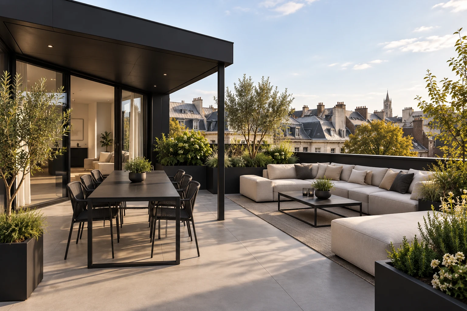 roofterrace — MAISON NOIRE conceptual visualization