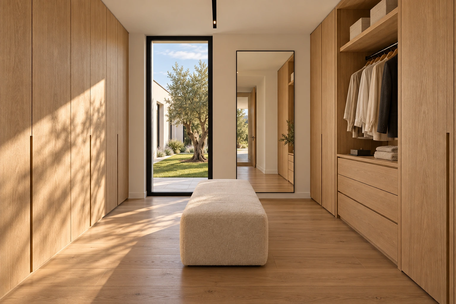 Dressing room — MAISON PLI conceptual visualization