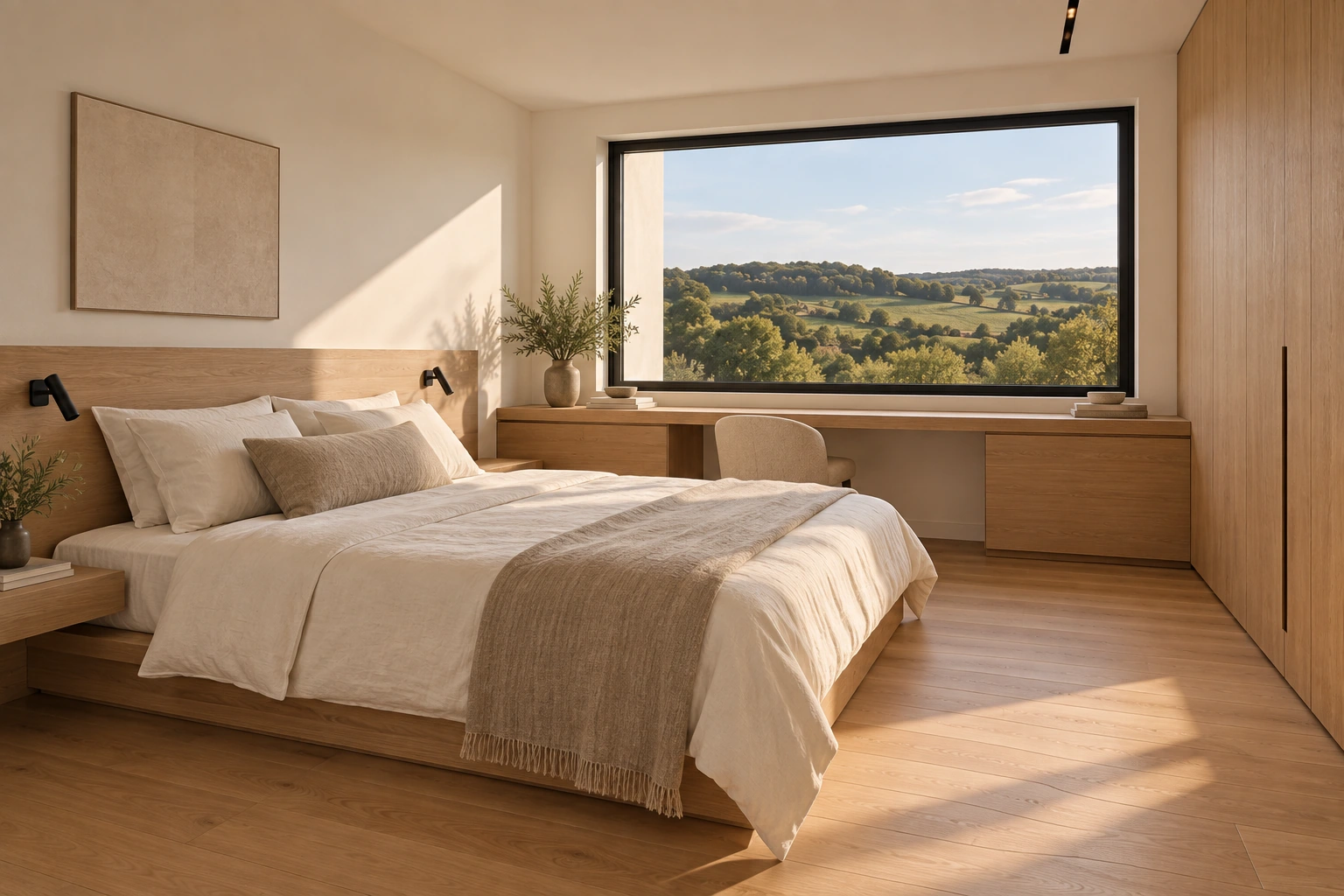 Guest bedroom — MAISON PLI conceptual visualization