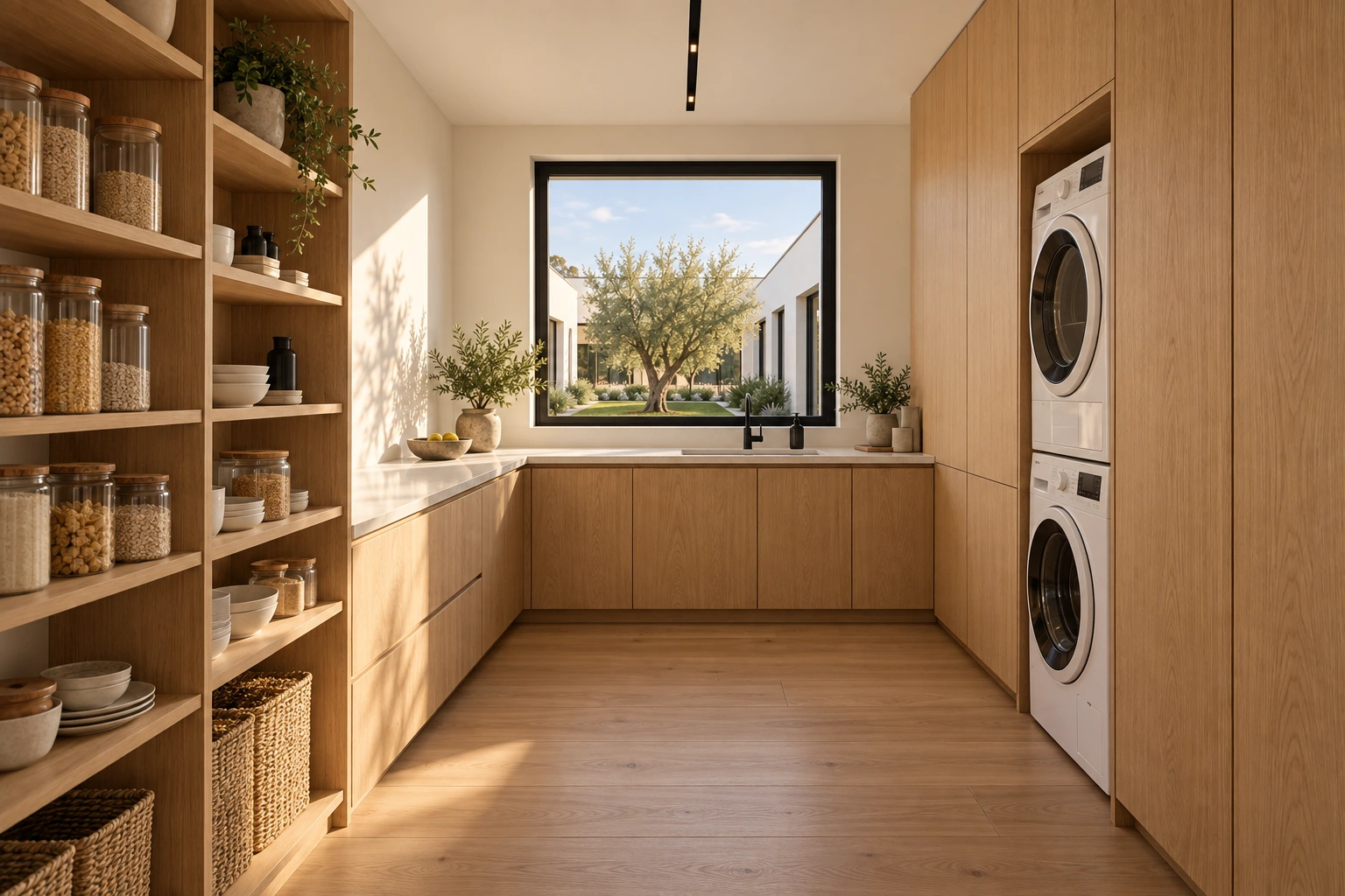 Utility / pantry — MAISON PLI conceptual visualization