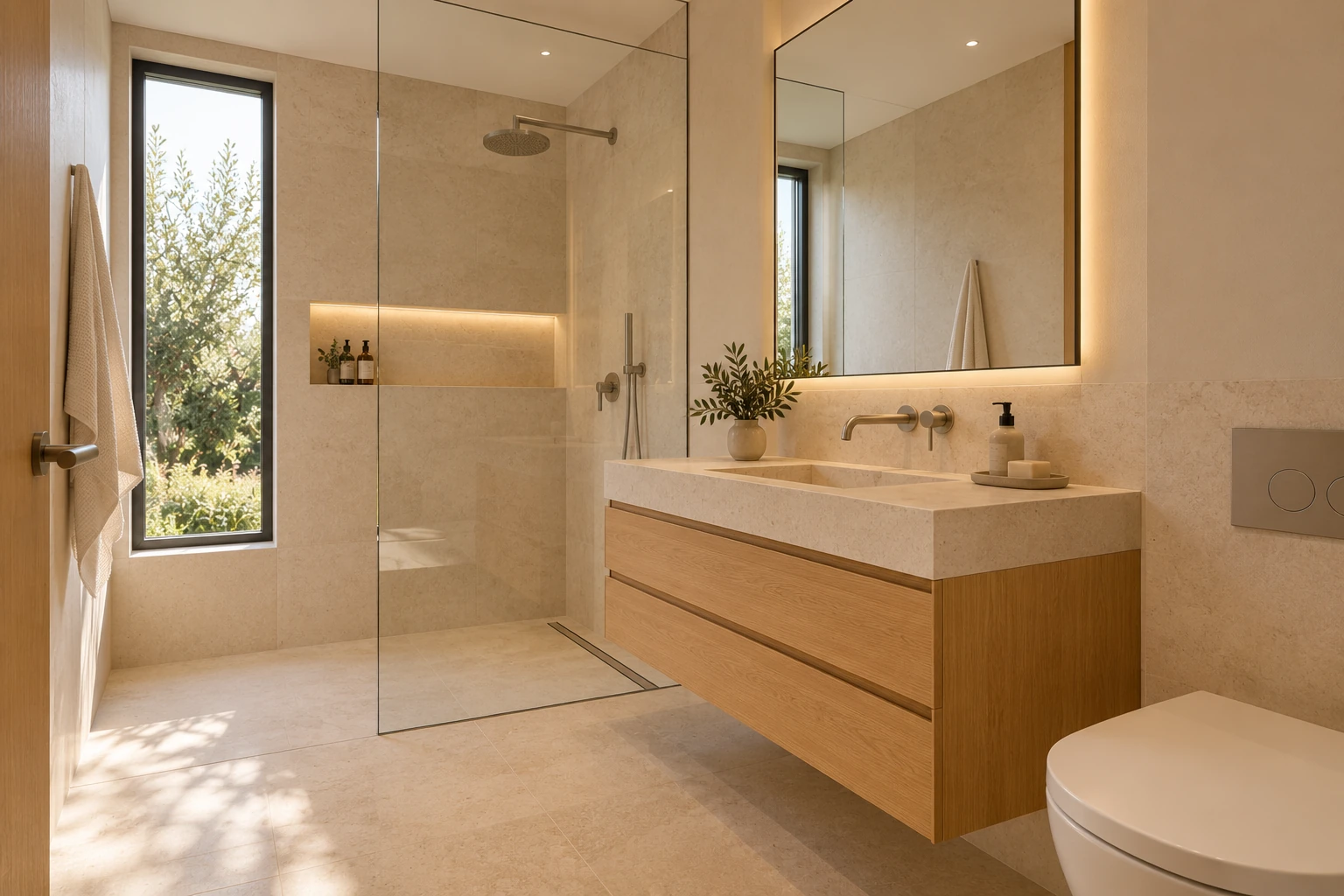 Guest bathroom — MAISON RUBAN conceptual visualization
