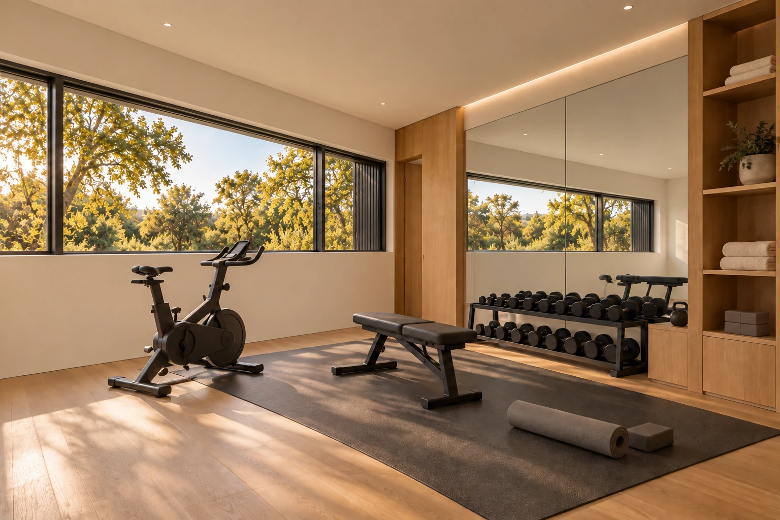 Gym / wellness — MAISON RUBAN conceptual visualization