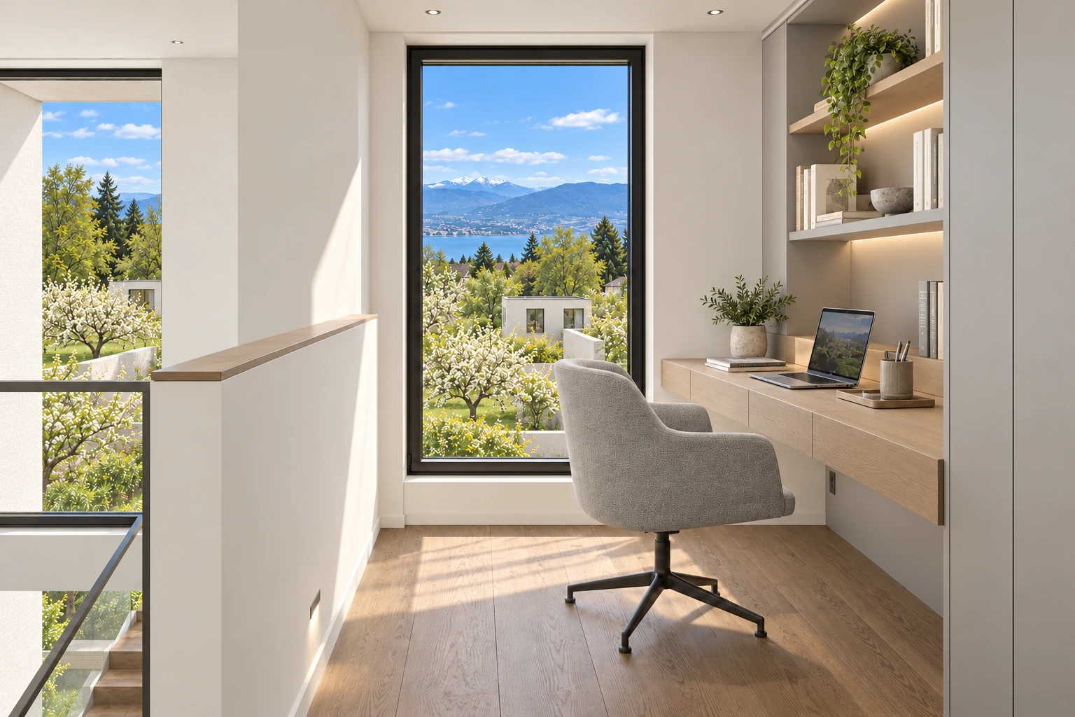 Typical home — study — RÉSIDENCE DES CHAMPS conceptual visualization