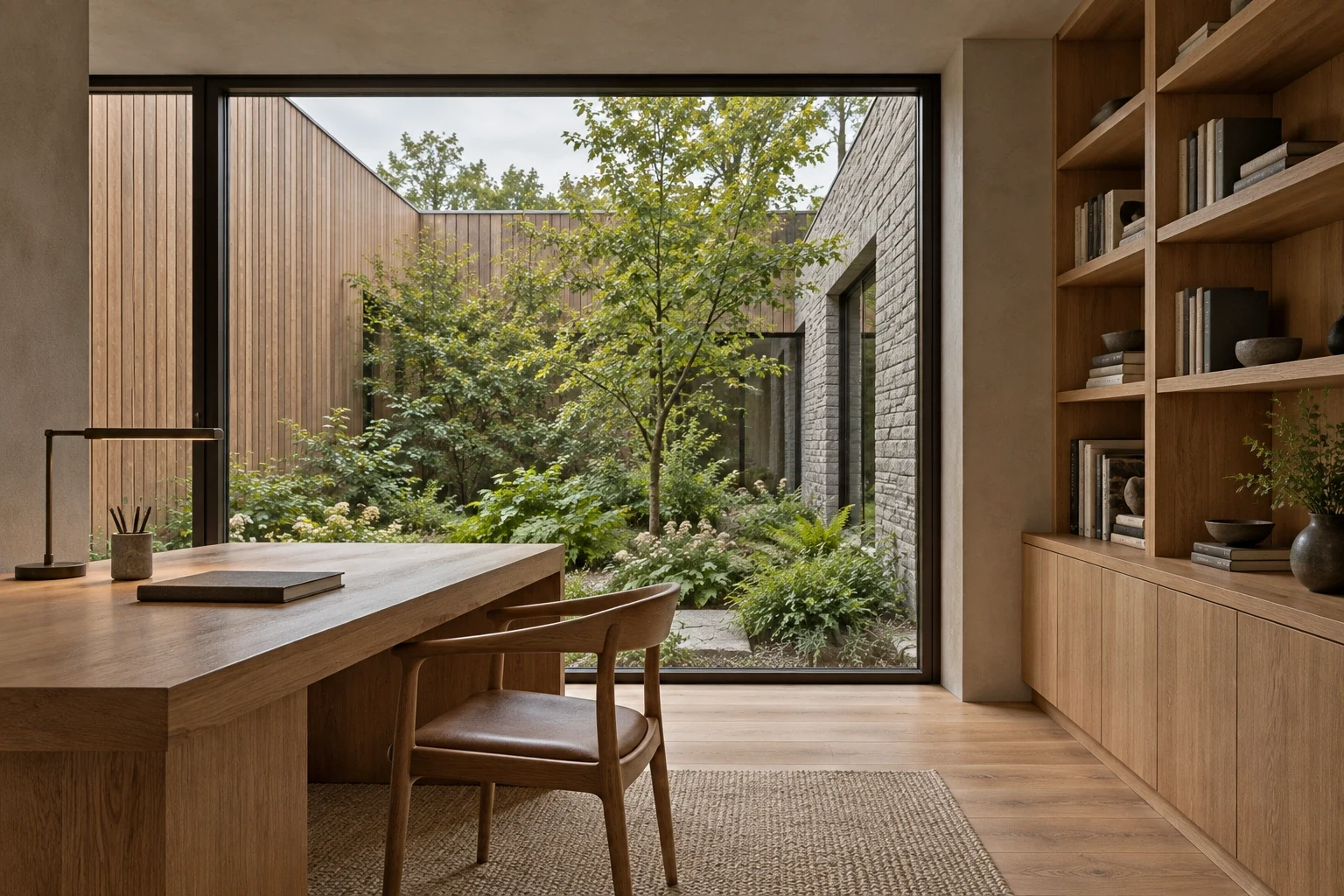 Study / reading room — RIVE HAUTE conceptual visualization