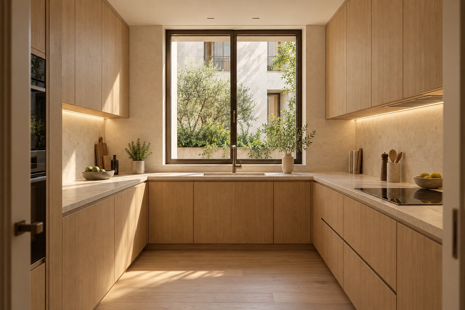 Apartment A — kitchen — RUA 07 conceptual visualization