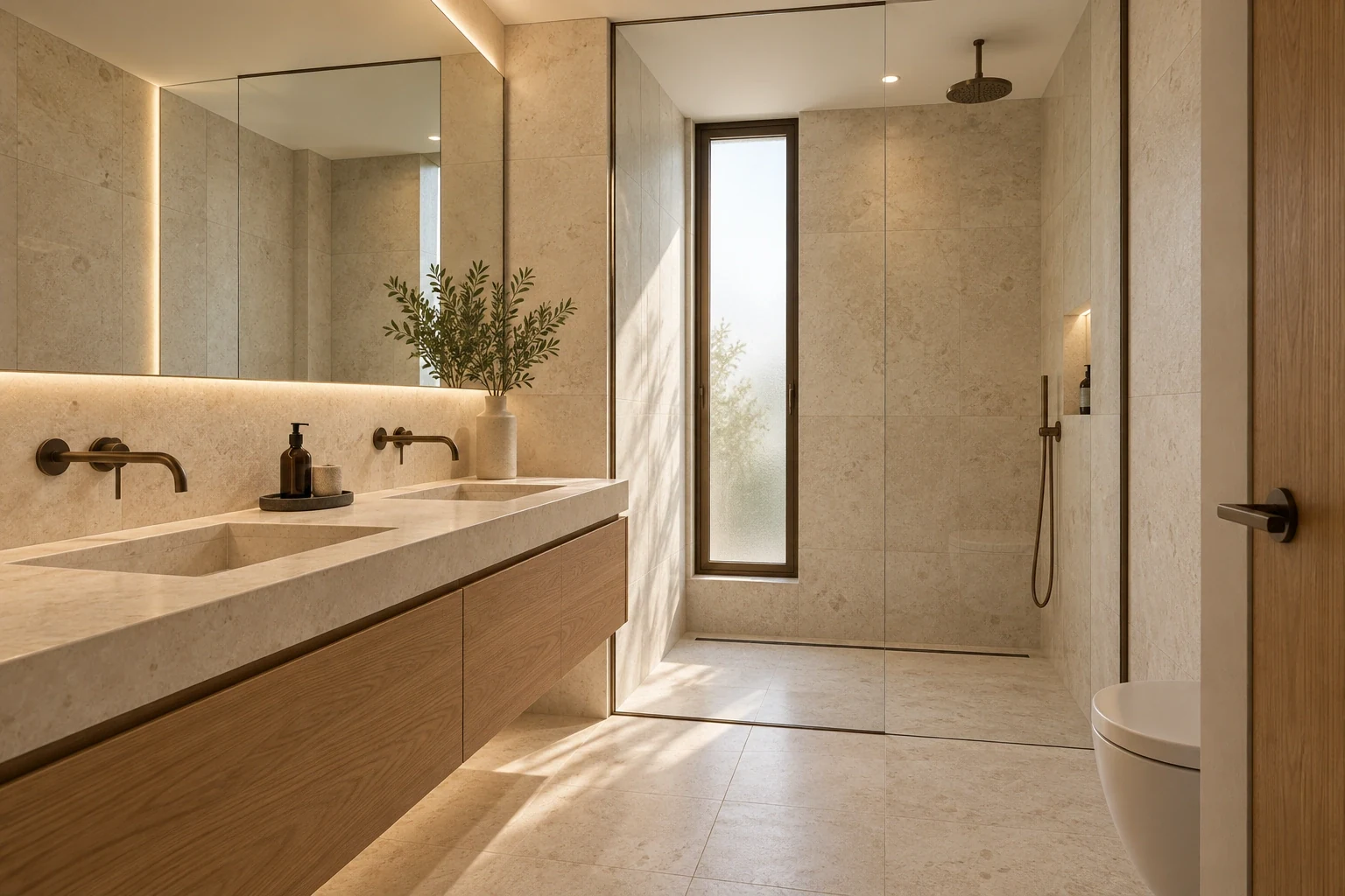 Primary bathroom — RUA 07 conceptual visualization